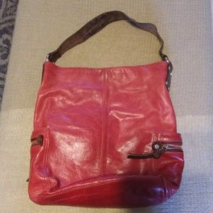 Red Tano Hobo Bag